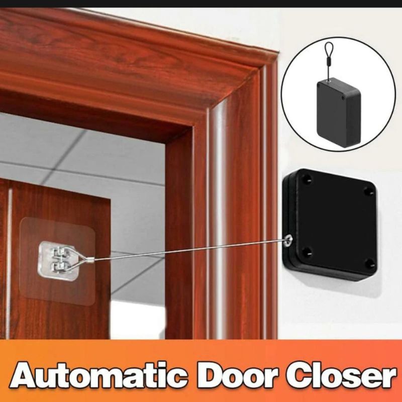 Portable Automatic Door Closer –|Punch-Free, Self-Closing with Pull Force - Image 4