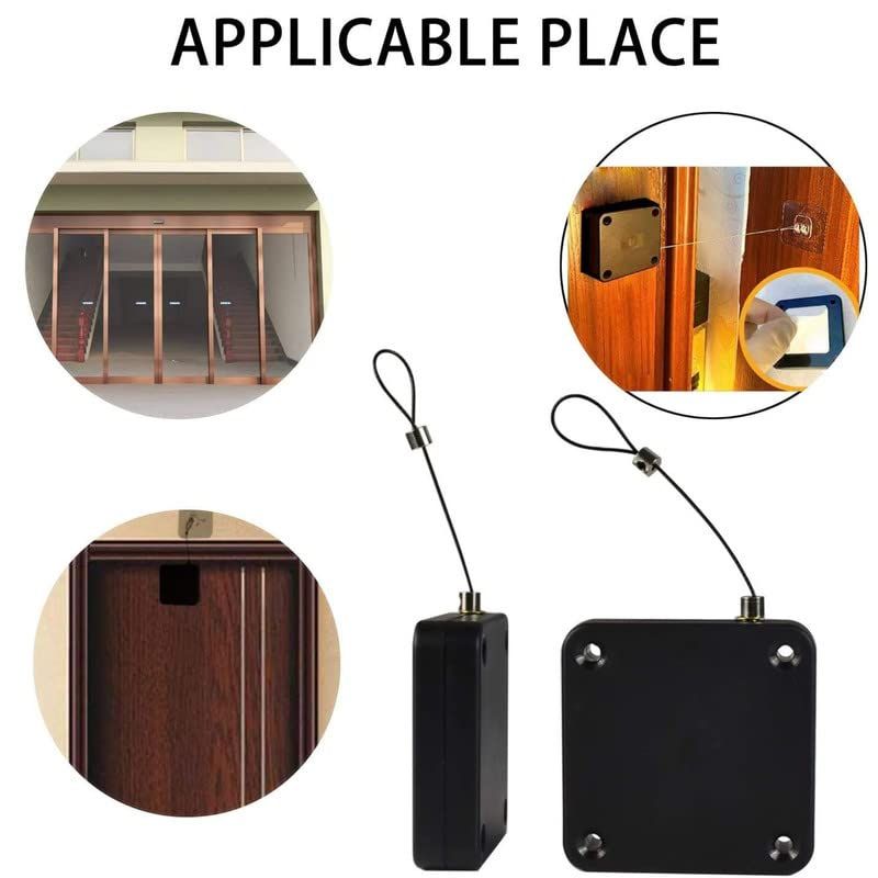 Portable Automatic Door Closer –|Punch-Free, Self-Closing with Pull Force - Image 3