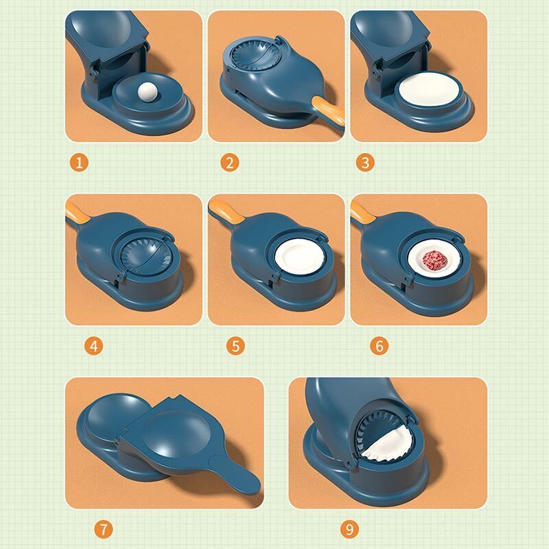 2 In 1 Dumpling Maker | Samosa Maker | Random Colors - Image 9