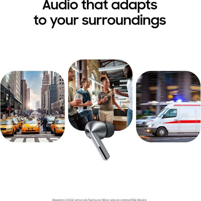 Samsung Galaxy Buds 3 Pro | WHITE | ANC Wireless Bluetooth Earbuds with Adaptive AI & Immersive Sound - Image 4