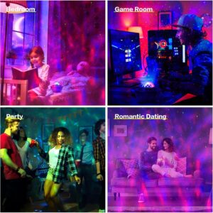 Galaxy Star Projector Lamp with LED Universe Effect & Speaker