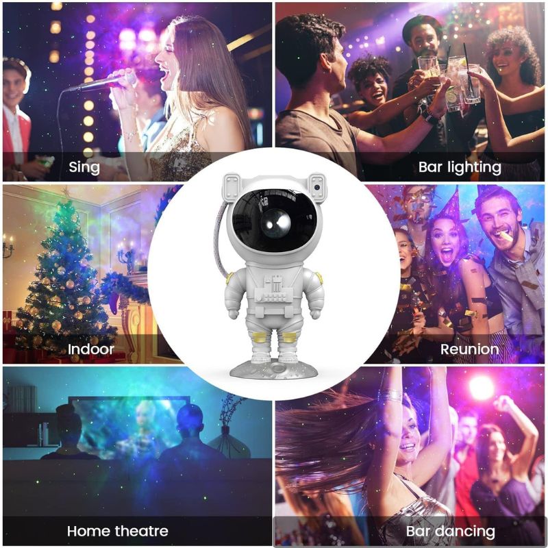 Astronaut Star Projector Night Light | Bring the Galaxy to Your Room - Image 2