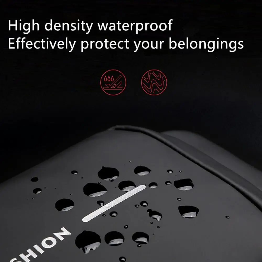 Blue & Brown | Multifunction Anti-Theft USB Charging Crossbody Shoulder Bag | Stylish, Secure, and Ready for Adventures - Image 4