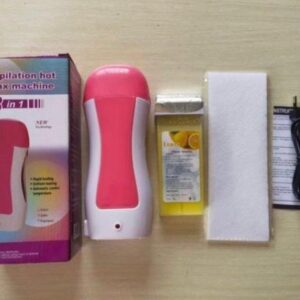 3-in-1 Wax Heater Machine for Hair Removal | Wax Heater Machine + Wax Cartrdige + Wax Strips | Portable Cartridge Wax Warmer with Epilators