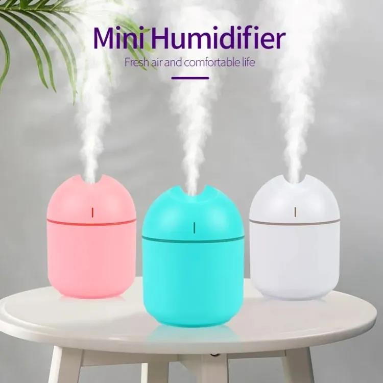 Humidifier With Warm LED Outline | USB Portable Air Humidifier | For Home, Office & Car | 220ml Mist Air Freshener - Image 4