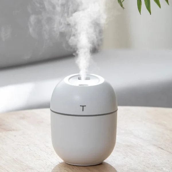 Humidifier With Warm LED Outline | USB Portable Air Humidifier | For Home, Office & Car | 220ml Mist Air Freshener - Image 5