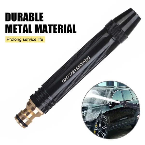 Metal High-Pressure Adjustable Nozzle Water Spray Gun | Durable & Multi-Purpose - Image 8