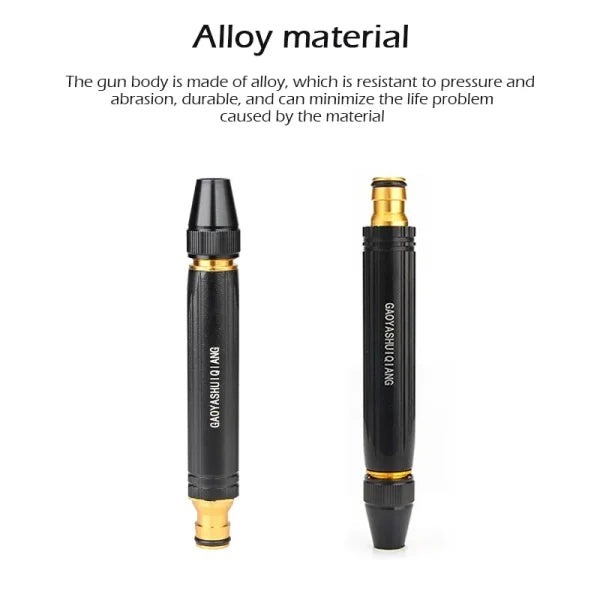 Metal High-Pressure Adjustable Nozzle Water Spray Gun | Durable & Multi-Purpose